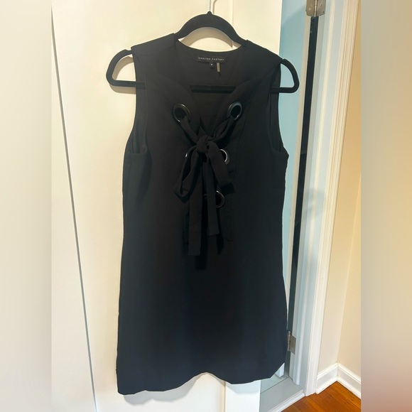 English Factory Dresses & Skirts - English factory lace up black minidress size medium
